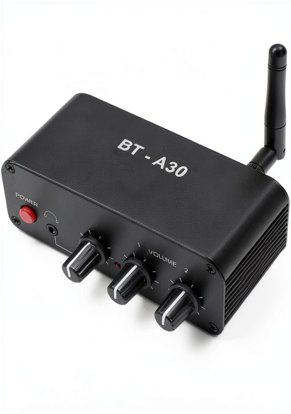 GOWENIC Audio Preamplifier 20dB Gain Bluetooth 50m-5