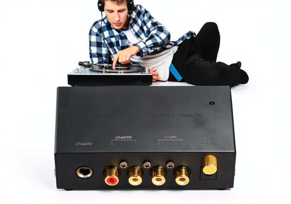 Phono Preamp EIMSOAH Dual Gain Compact Audio-4