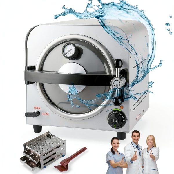 Luxelinc Autoclave Sterilizer 14L Dental Lab Steam Machine-1
