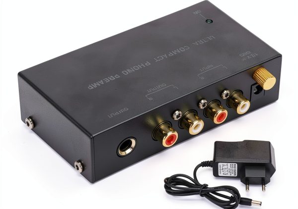 Dpofirs Phono Turntable Preamp Amplifier-3