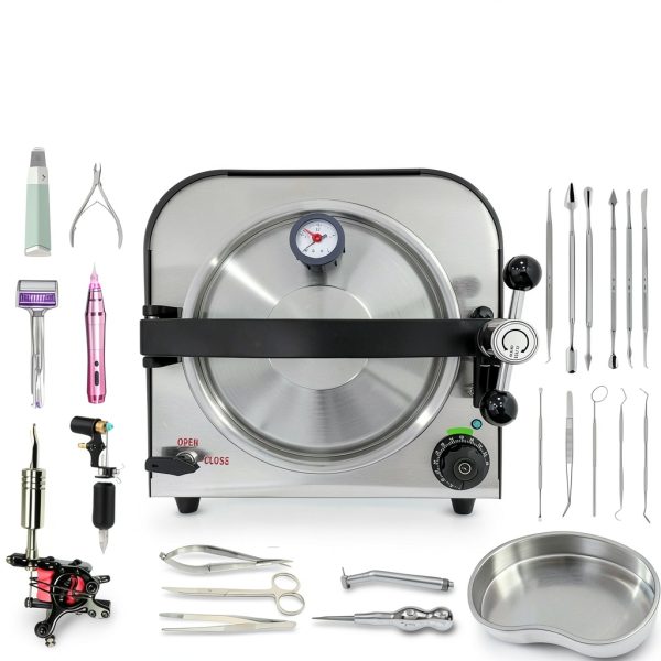 Luxelinc Autoclave Sterilizer 14L Dental Lab Steam Machine-3