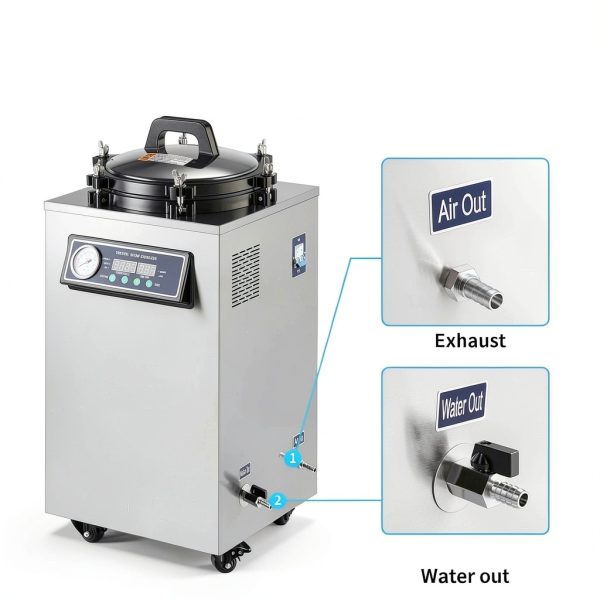BAOSHISHAN 35L Mushroom Autoclave Stainless Steel Safety-3