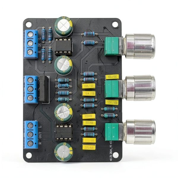 NE5532 Dual Channel Audio Preamplifier Board Kit-1