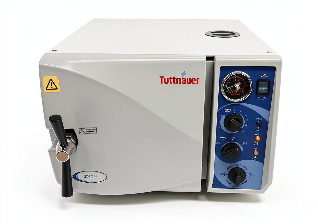 Tuttnauer autoclave unit in a laboratory setting