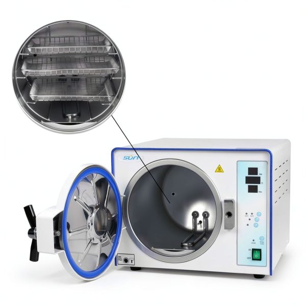 VIBURISH Lab Autoclave Stainless Steel Computer Controlled-1