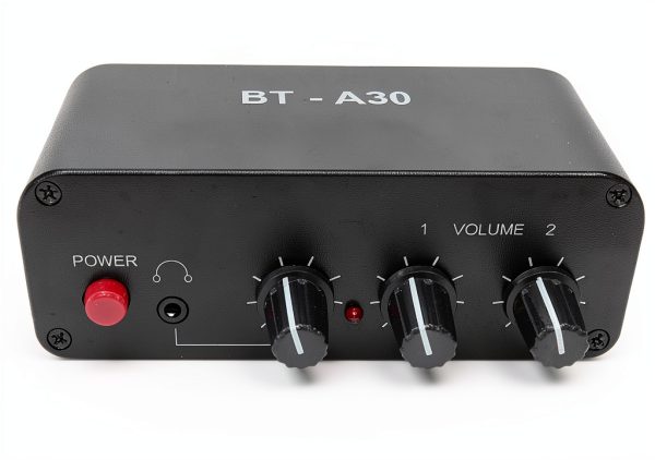 GOWENIC Audio Preamplifier 20dB Gain Bluetooth 50m-4