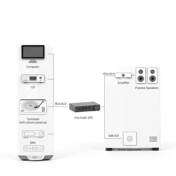 Fosi Audio ZP3 Home Audio Control Hub-6