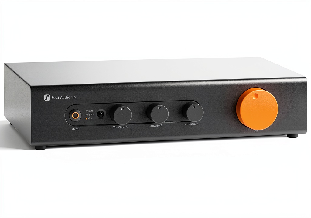 Installing Fosi Audio ZP3 Home Audio Control Hub on a wooden desk