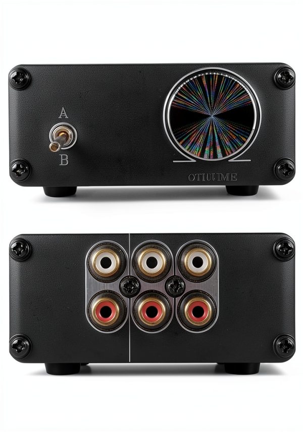 TENEALAY FV2 Stereo RCA Audio Switch Box-0