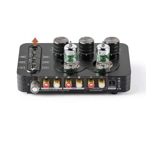 Ampapa A1 Phono Preamp Aluminum Tube Design-5