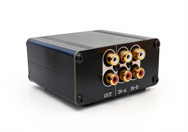 TENEALAY FV2 Stereo RCA Audio Switch Box-3