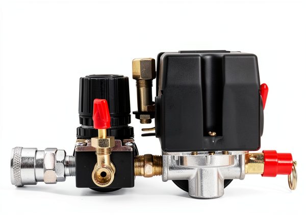 Air Compressor Pressure Switch QWORK WD3785 90-120 PSI Regulator ABS-2