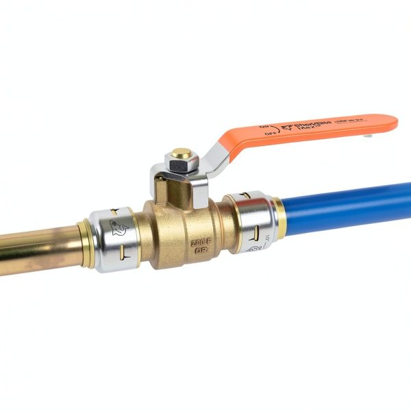 SharkBite Max 1/2 x 1/2 in PTC Ball Valve Brass Shut-Off UR22222-5