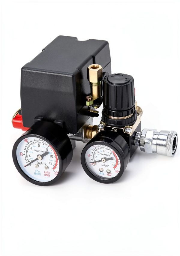Air Compressor Pressure Switch QWORK WD3785 90-120 PSI Regulator ABS-5