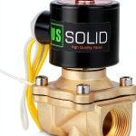 U.S. Solid 3/4" Brass Electric Solenoid Valve 110V AC NC for Water Air-0