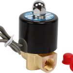 SNS 1/4"NPT DC12V Brass Electric Solenoid Valve Normally Closed Water, Air, Diesel 2W025-N08/DC12V-0