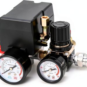 Air Compressor Pressure Switch QWORK WD3785 90-120 PSI Regulator ABS-0