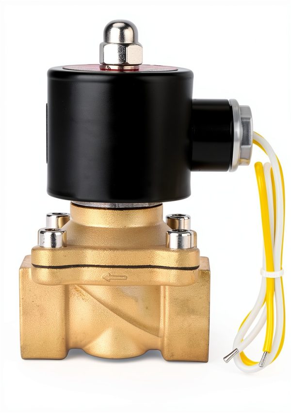 U.S. Solid 3/4" Brass Electric Solenoid Valve 110V AC NC for Water Air-2