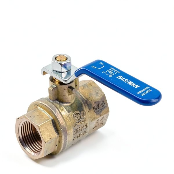 Eastman 3/4 Inch IPS Heavy Duty Full Port Brass Ball Valve-2