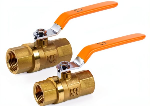 3/4 Inch Brass Ball Valve NPT Threaded YADIAN Full Port Pack of 2-0