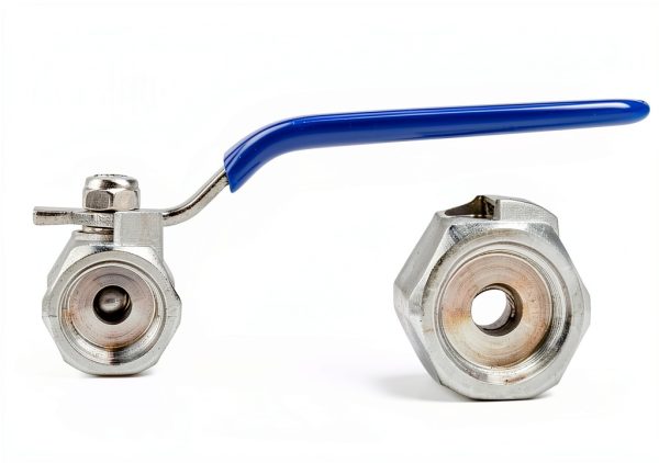 Stainless Steel Ball Valve DERNORD 1/4" NPT Port with Male Hex Nipple-5