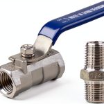 Stainless Steel Ball Valve DERNORD 1/4" NPT Port with Male Hex Nipple-0